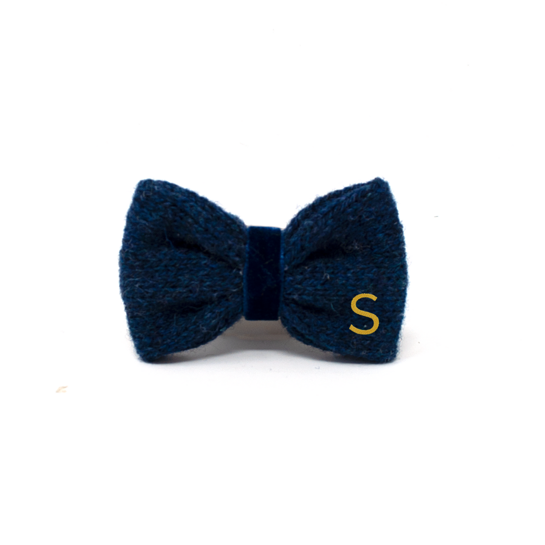 Midnight - The Holly Collection - Dog Bow Tie