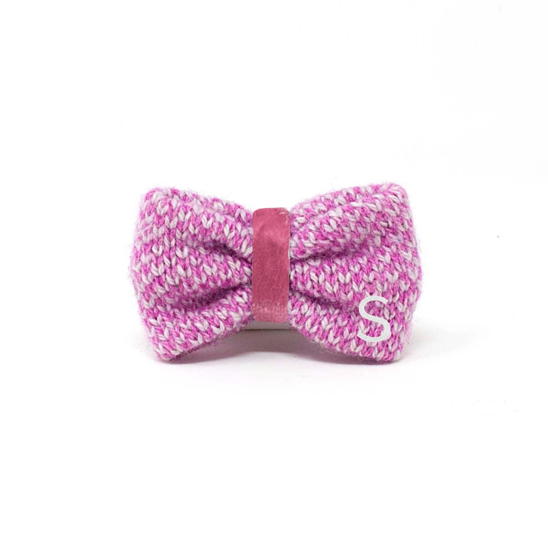 Pink & Dove - Classic Collection - Luxury Dog Bow Tie