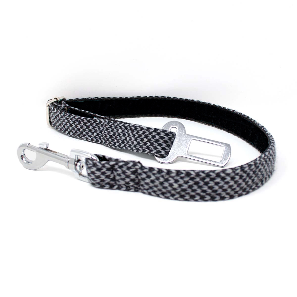 Black & Grey - Harris Design - Luxury Dog Seatbelt