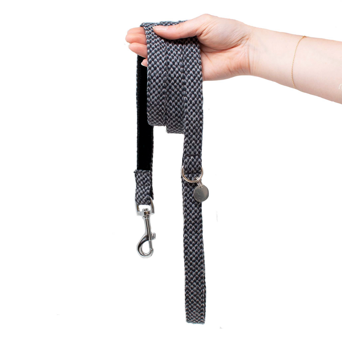 Black & Grey - Classic Collection - Luxury Dog Lead
