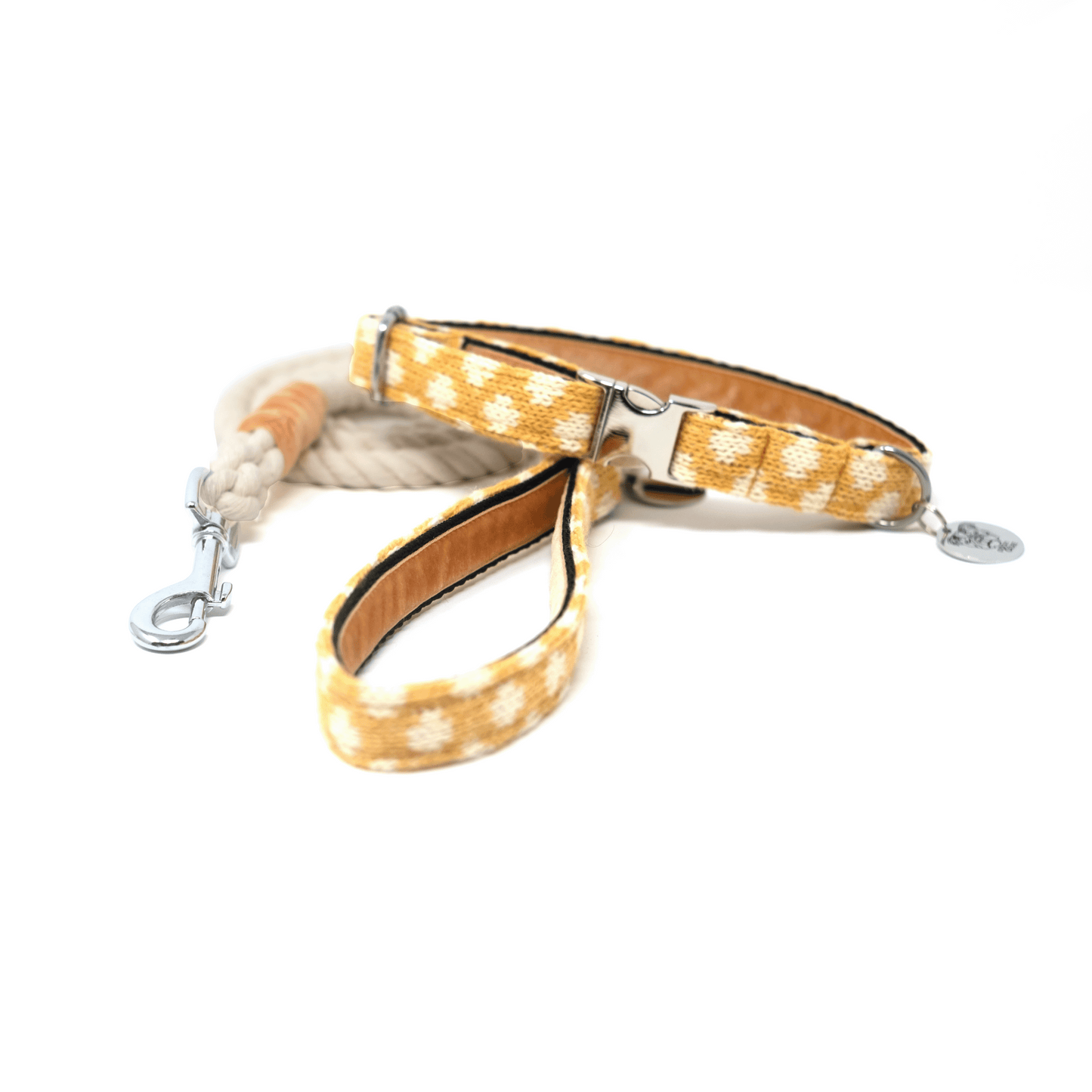 Marigold - Polkadot Collection - Luxury Dog Collar