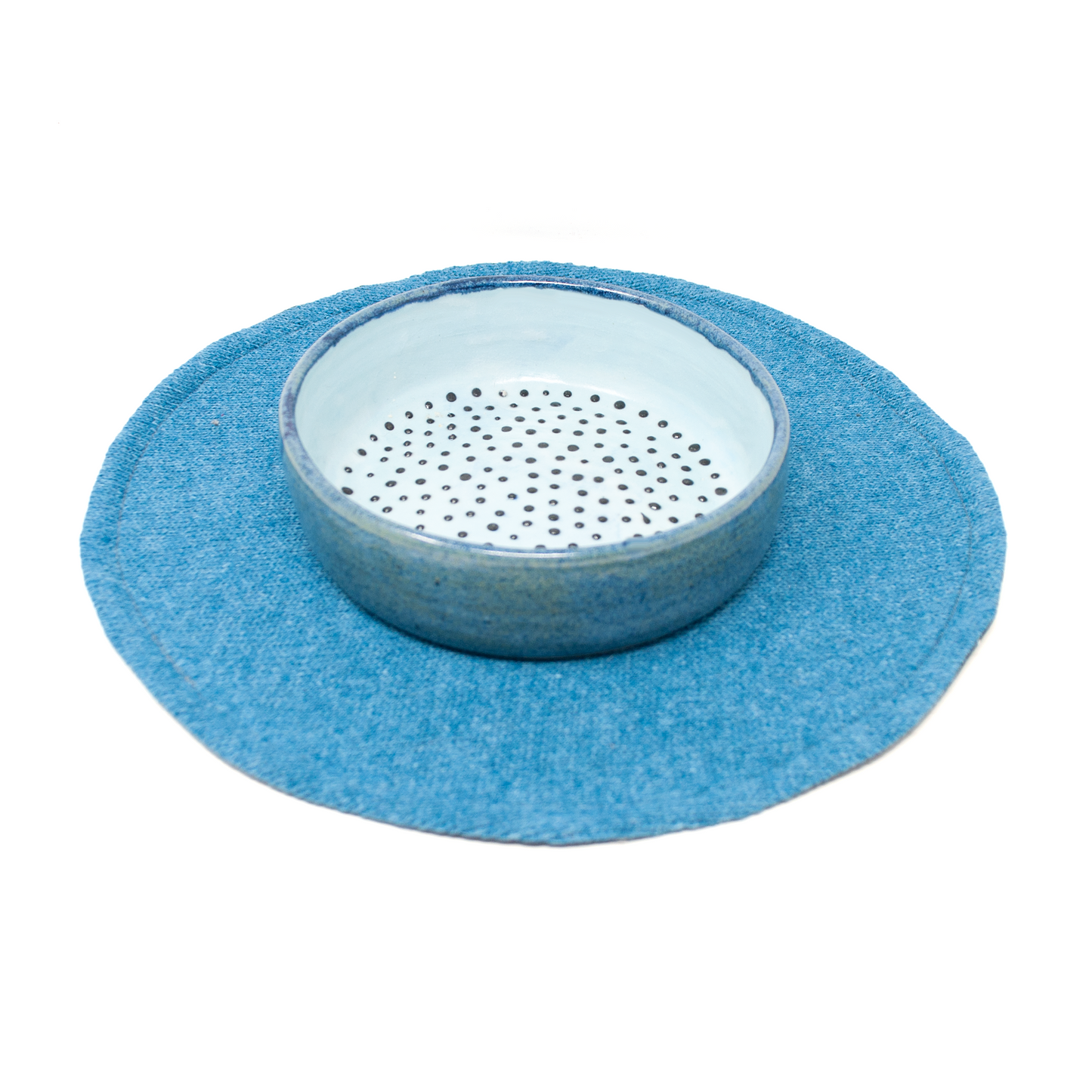 Wheel Thrown Ceramic Dog Bowl