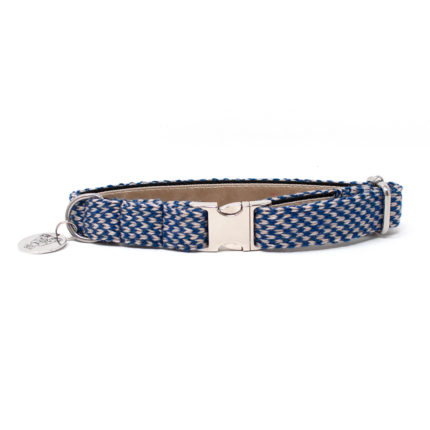 Navy & Tan - Harris Design - Luxury Dog Collar