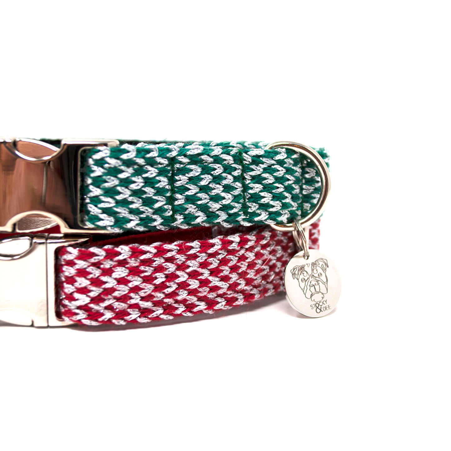 Red Sparkle - Christmas '23 Collection - Luxury Dog Collar