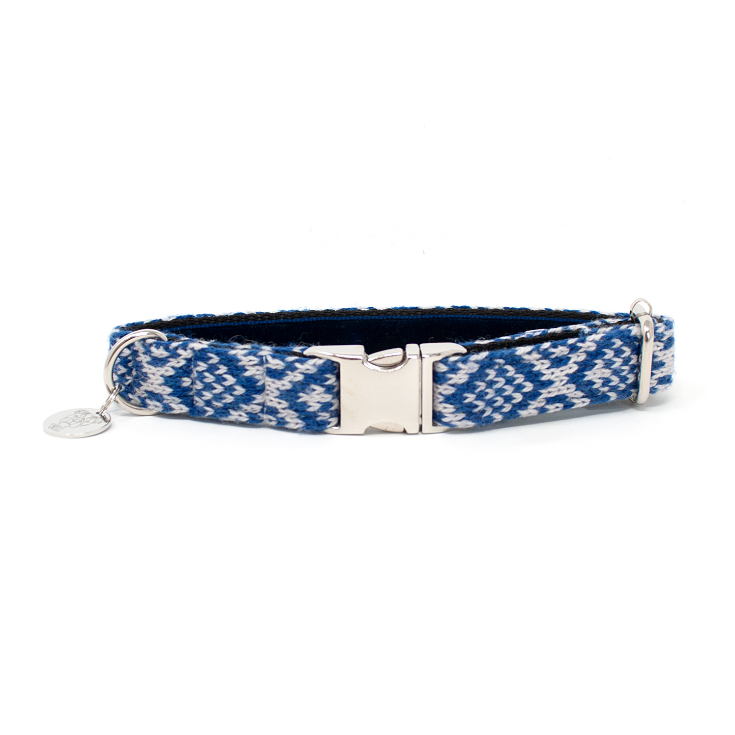 Royal Blue & Dove - Luxury Dog Collar
