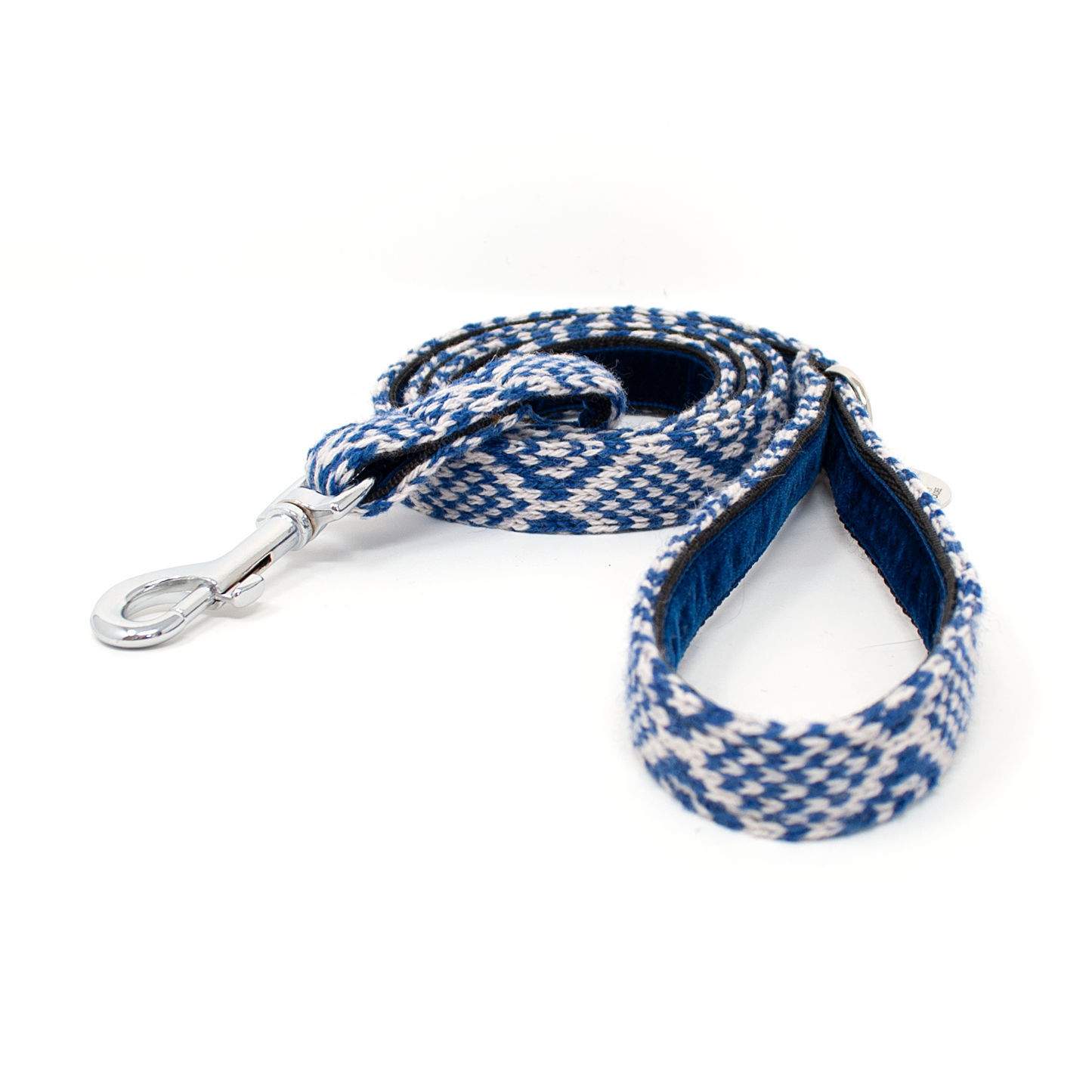 Royal Blue & Dove - Luxury Dog Lead