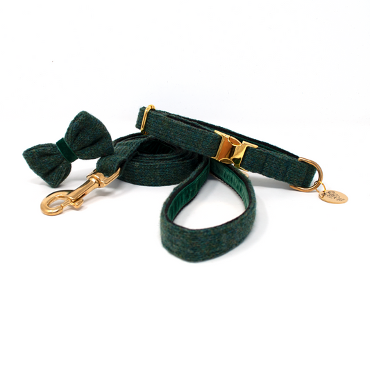 Tundra - The Holly Collection - Collar, Lead & Bow Tie Set