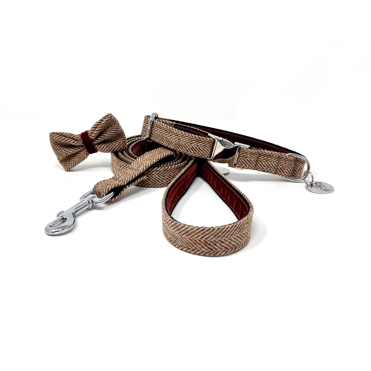 The Glenlyon Collection - Collar, Lead & Bow Tie Bundle
