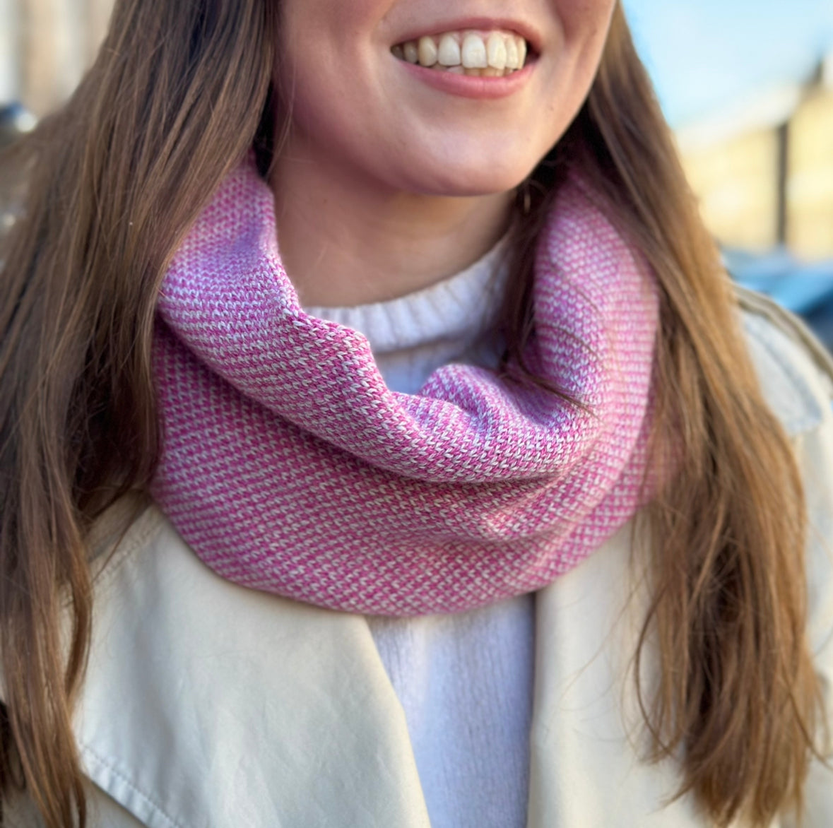 Pink & Dove - Harris Design - Luxury Knitted Snood