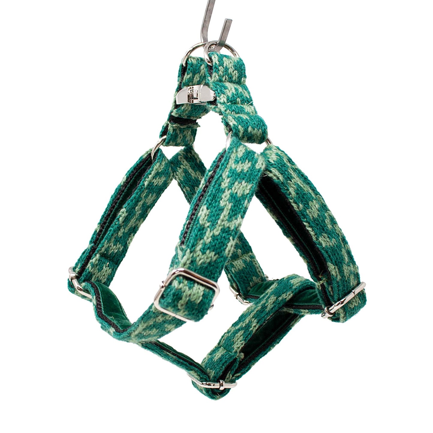 Sea Green & Green - Vine Design - Luxury Dog Harness