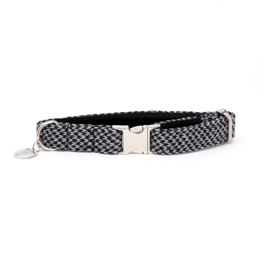 Black & Grey - Classic Collection - Luxury Dog Collar