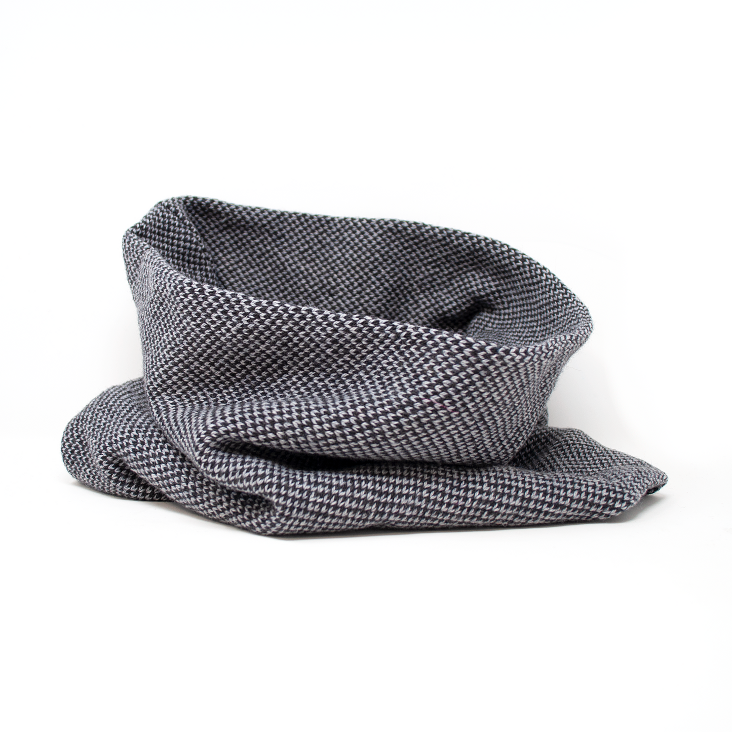Black & Grey - Harris Design - Luxury Knitted Snood
