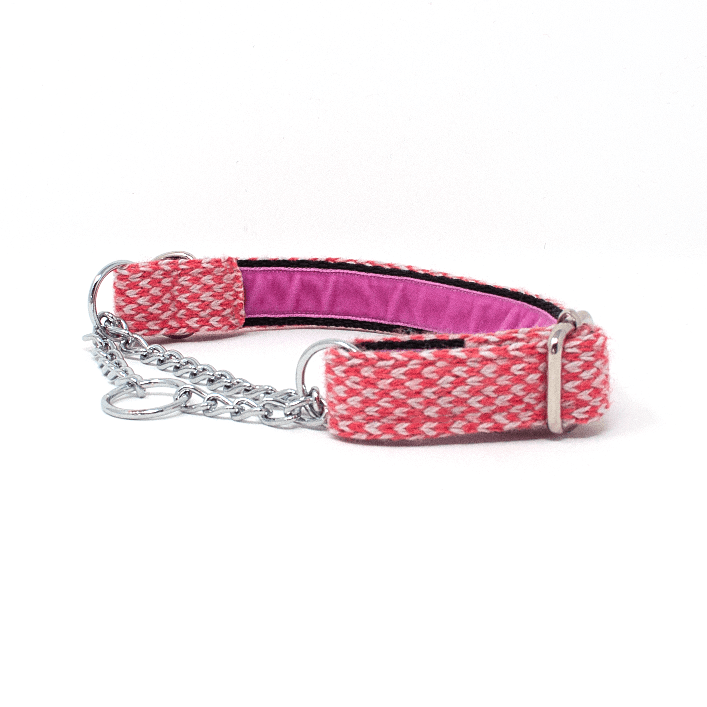 Geranium & Dove - Harris Design - Martingale Dog Collar