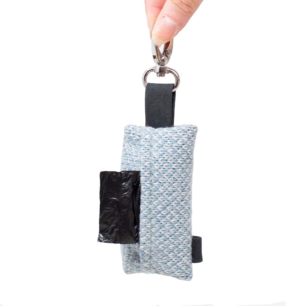 Ice Blue & Dove - Harris Design - Luxury Poo Bag Holder