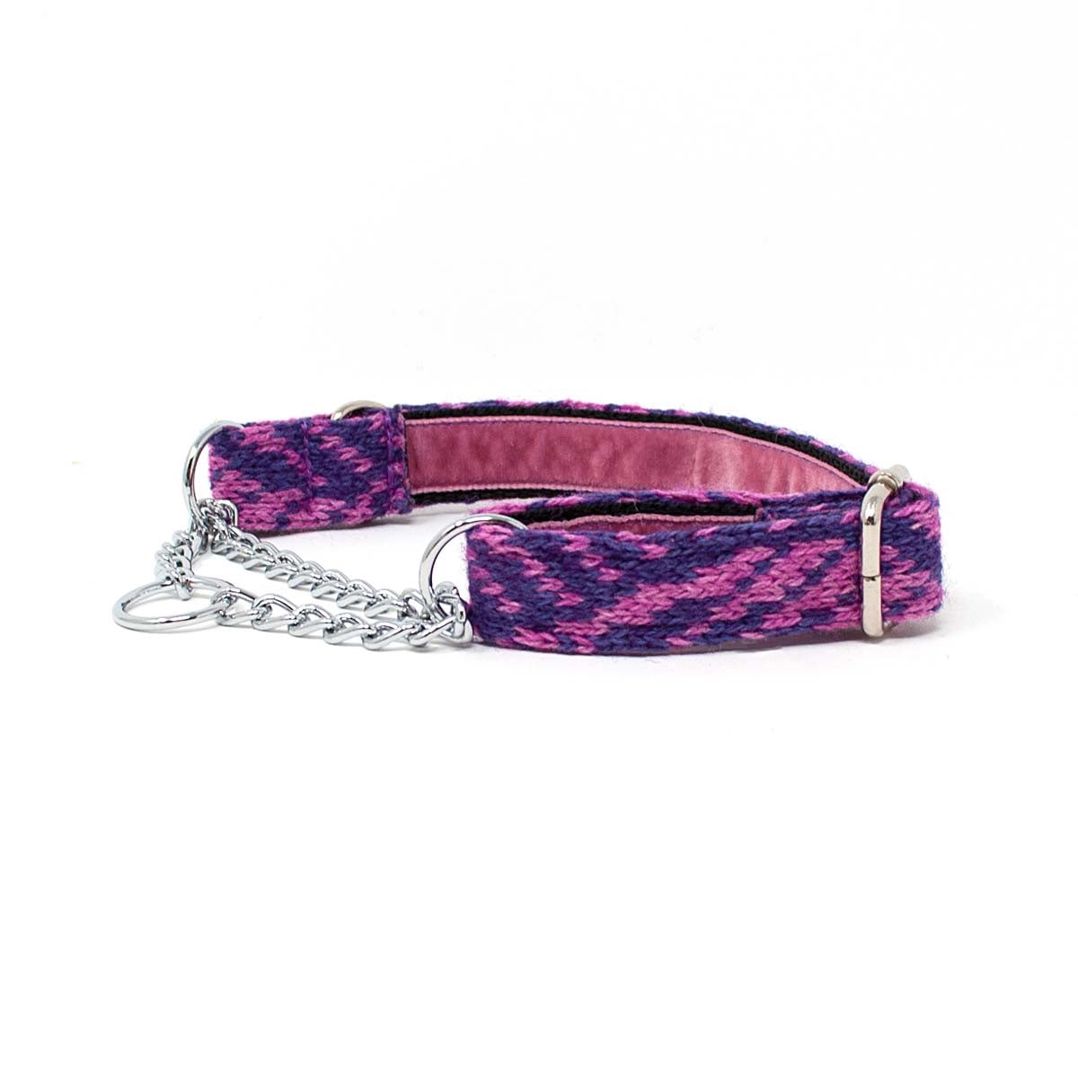 Purple & Pink - Fell Design - Martingale Dog Collar
