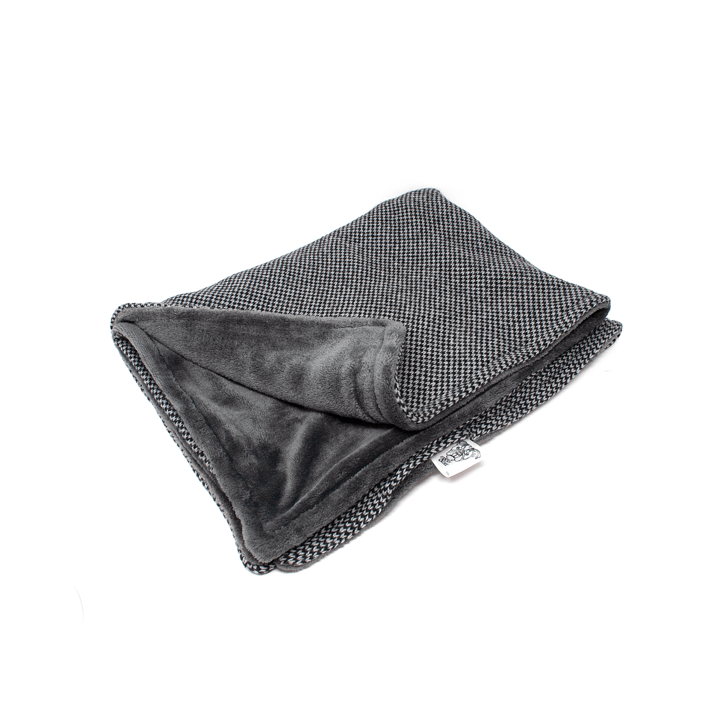 Black & Grey - Harris Design - Luxury Knitted Blanket