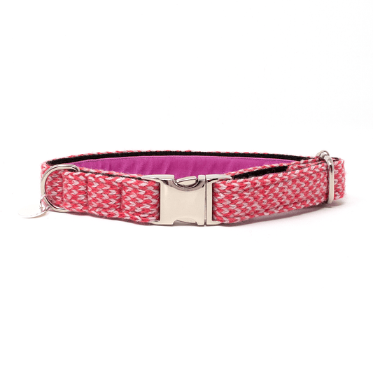 Geranium & Dove - Harris Design - Handmade Dog Collar