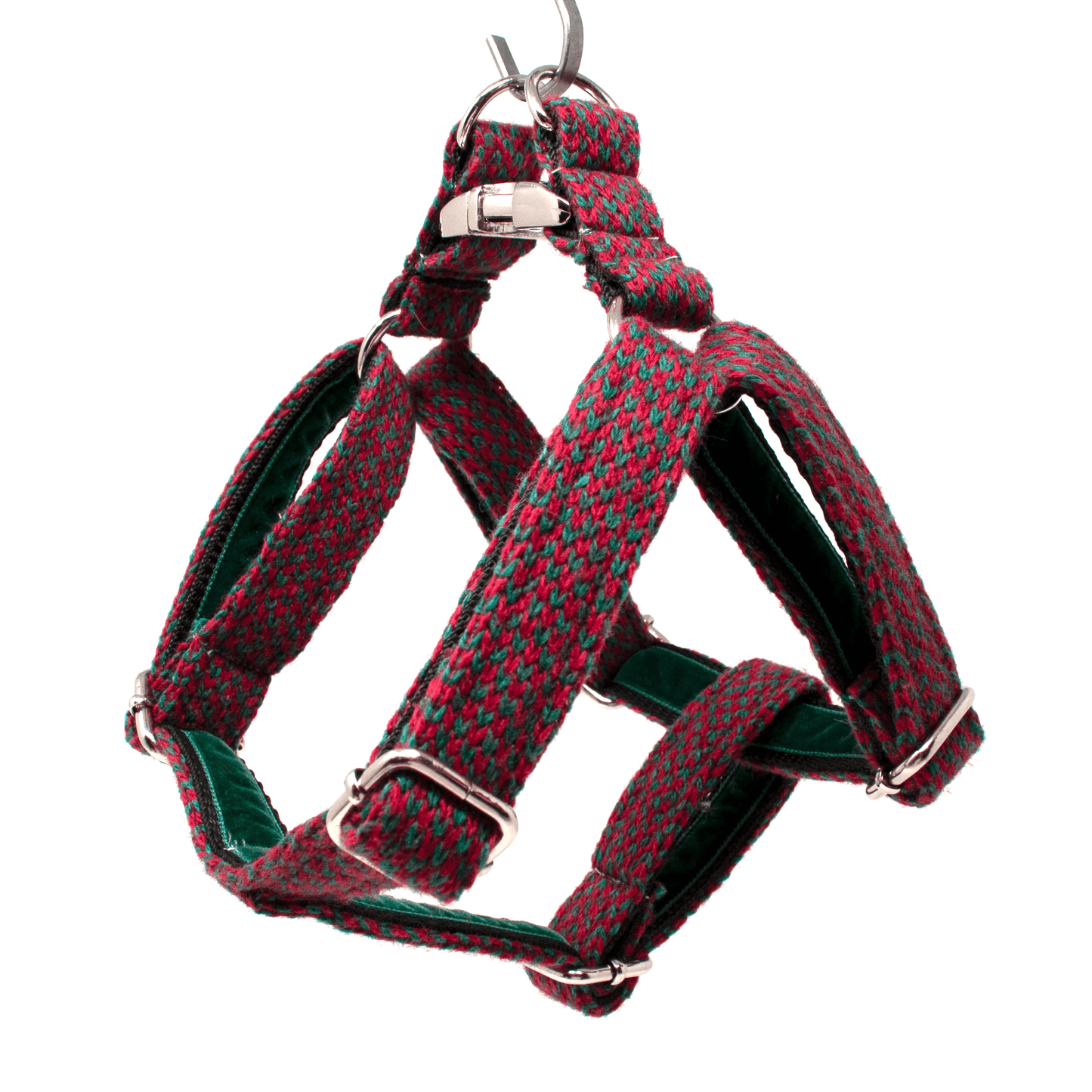 Rosehip & Sea Green - Harris Design - Luxury Dog Harness