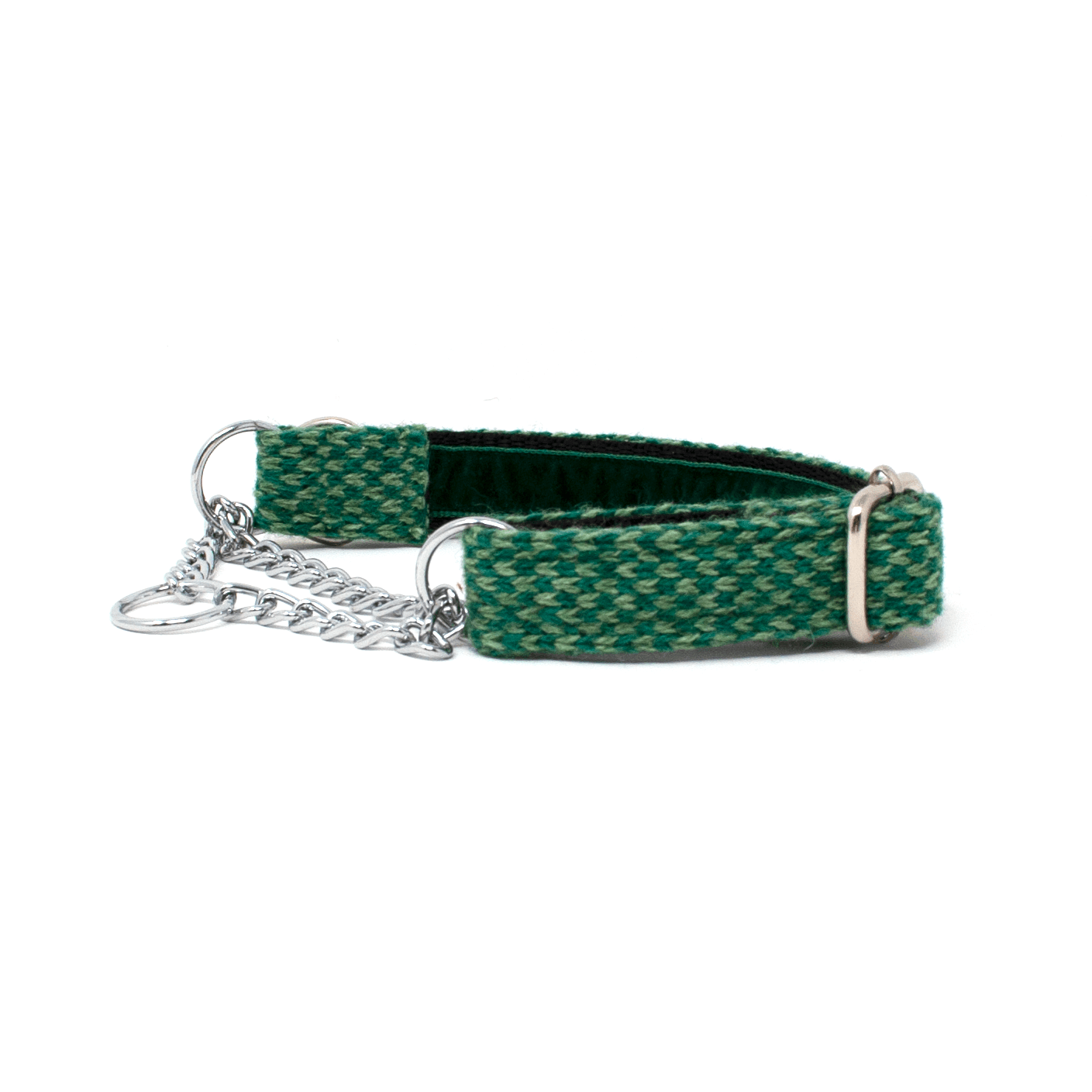 Sea Green & Green - Harris Design - Martingale Dog Collar