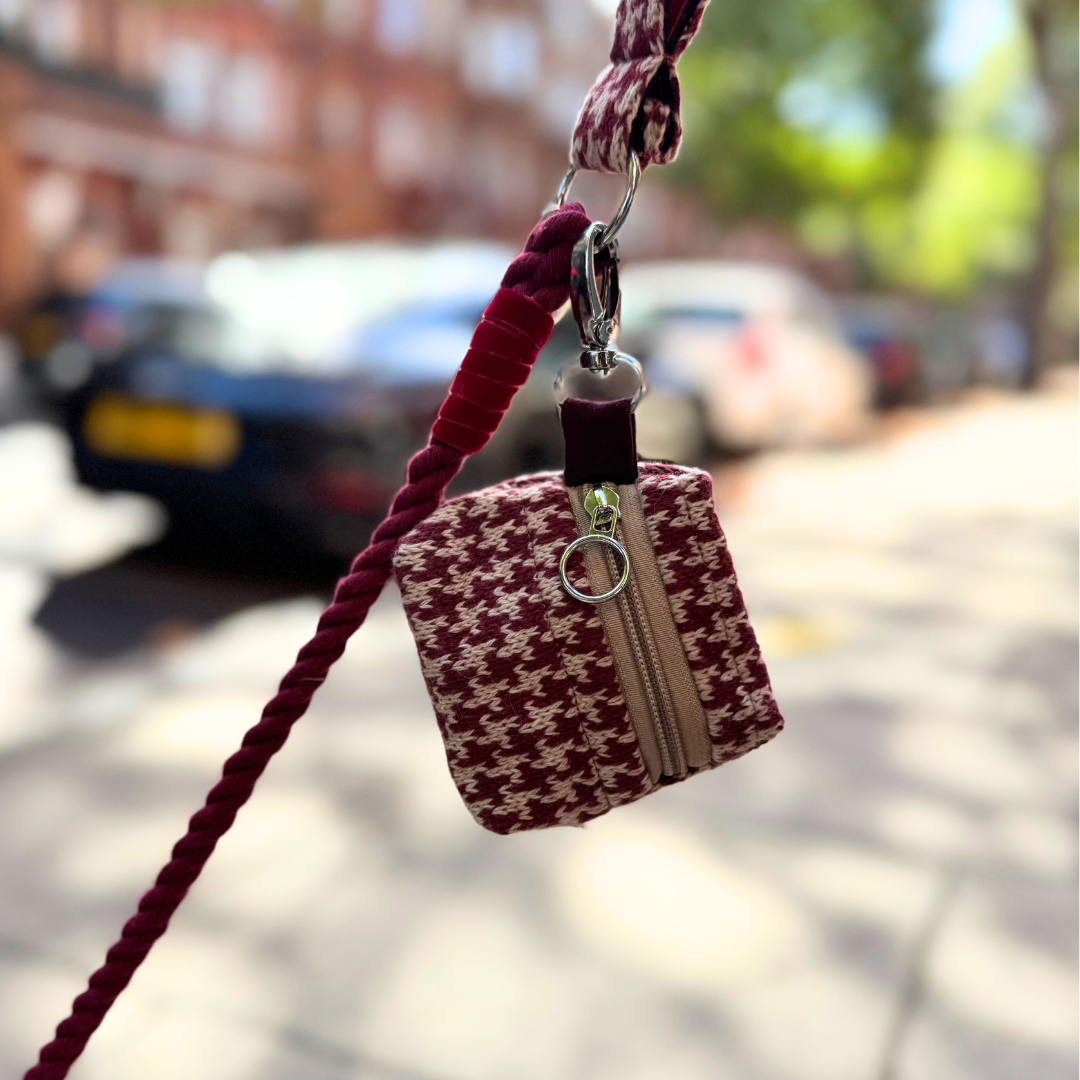 Knightsbridge - Houndstooth '25 Collection - Rope Dog Lead