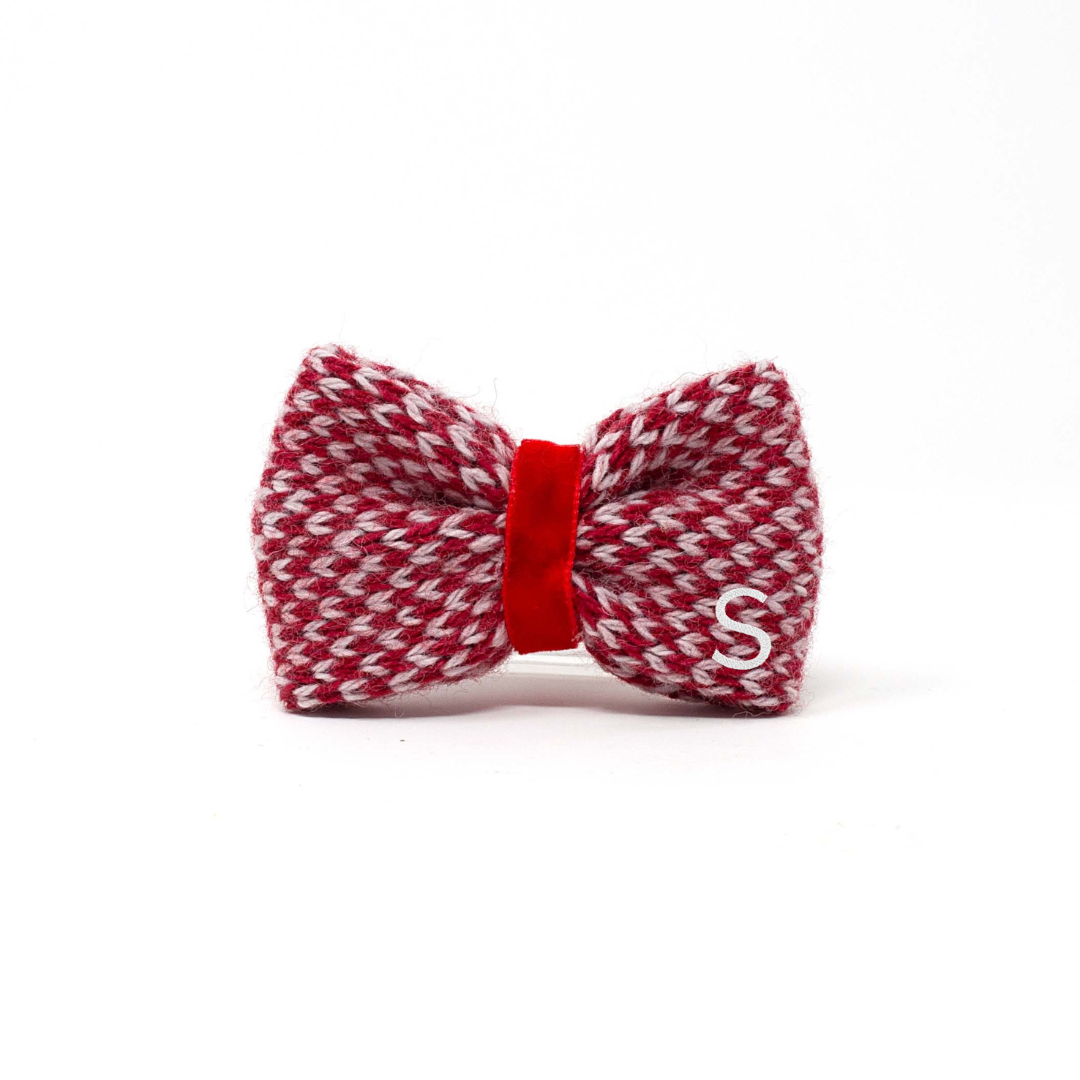 Rosehip & Dove - Harris Design - Luxury Dog Bow Tie