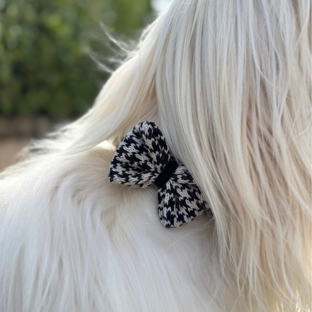 Soho - Houndstooth '25 Collection - Collar, Lead & Bow Tie Bundle