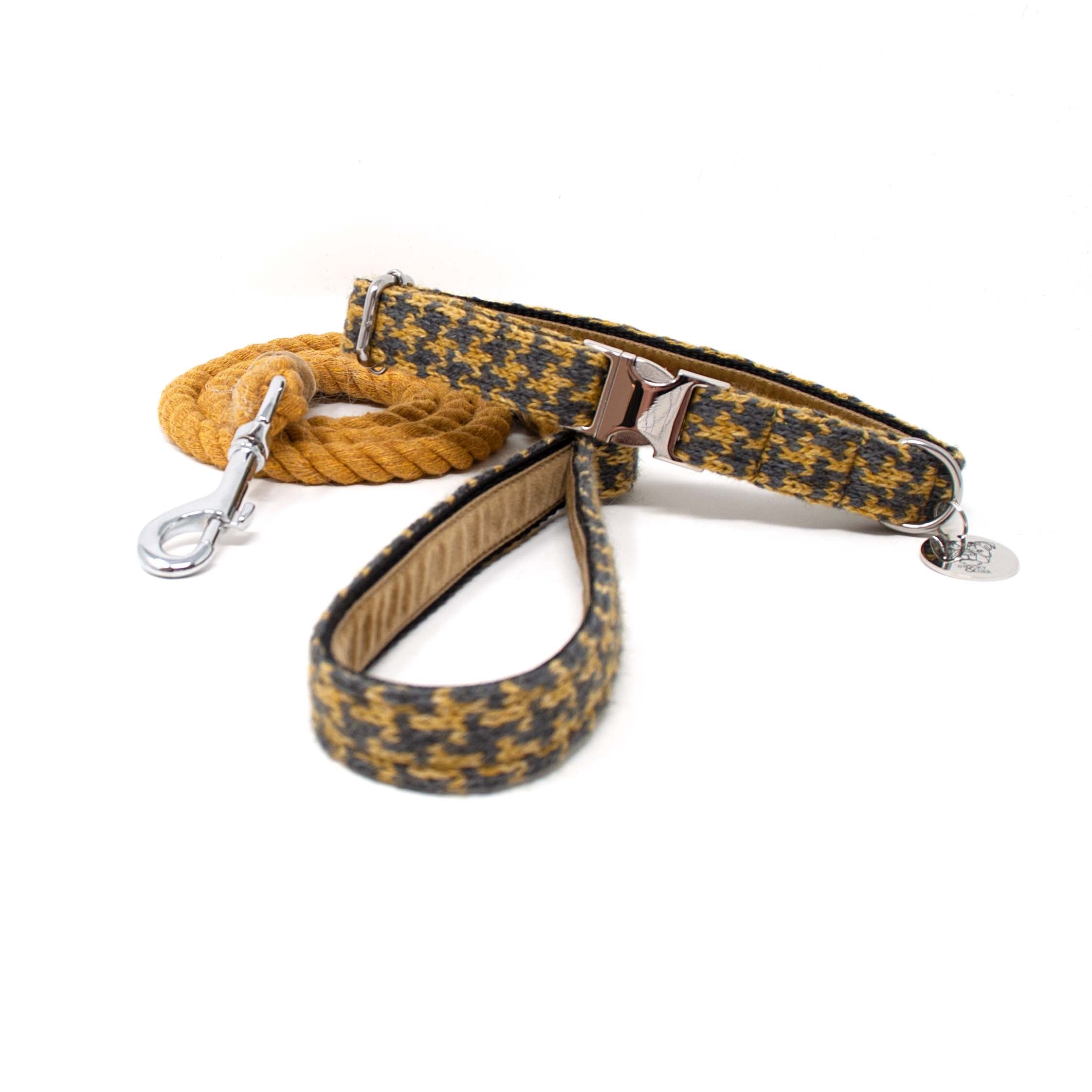 Richmond - Houndstooth '25 Collection - Luxury Dog Collar
