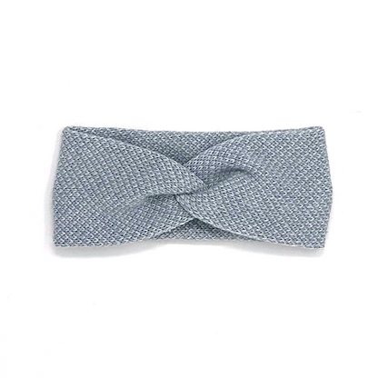 Ice Blue & Dove - Harris Design - Luxury Twist Knot Headband