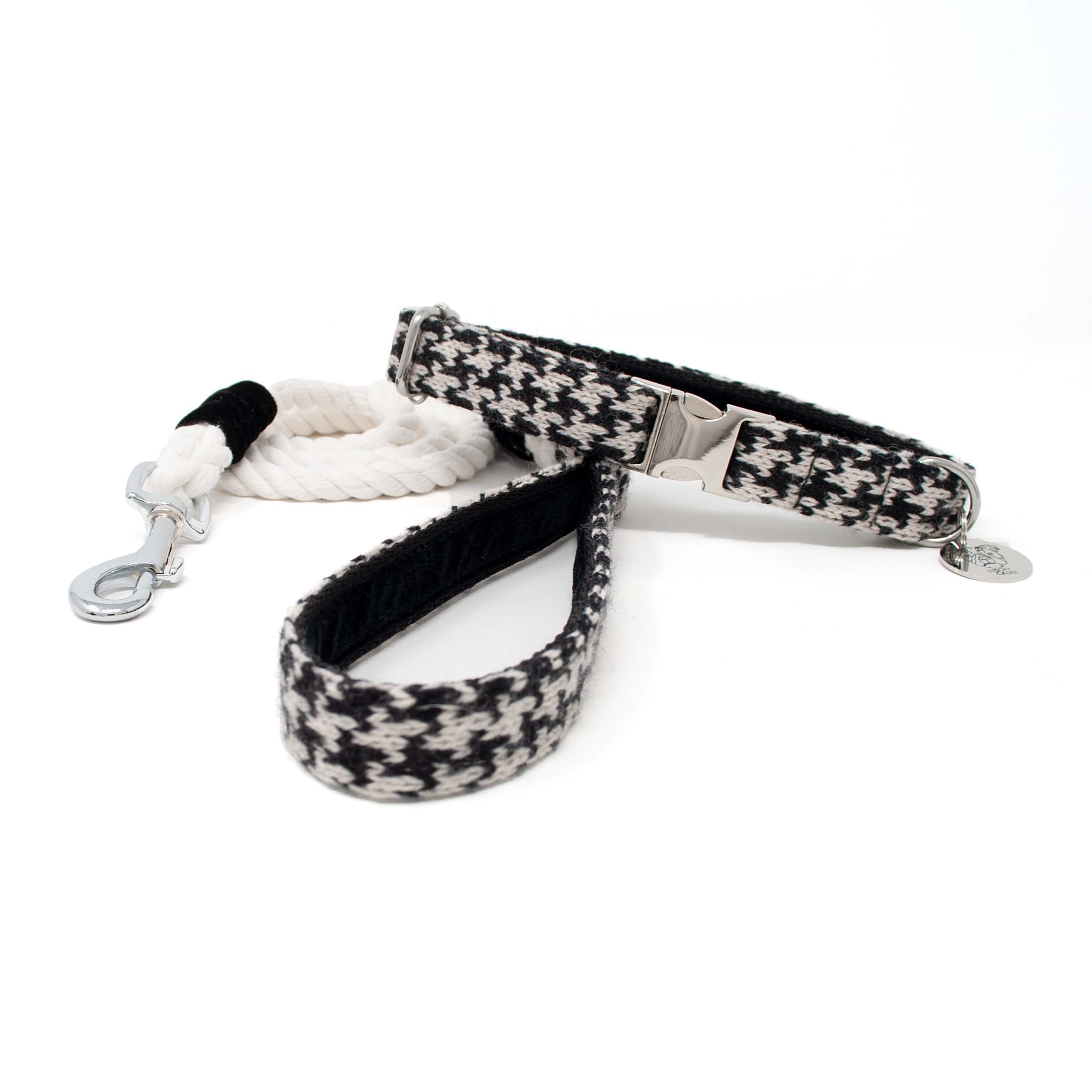 Soho - Houndstooth '25 Collection - Luxury Dog Collar