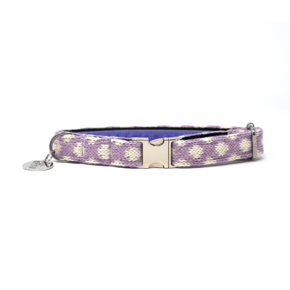 Lavender - Polkadot Collection - Luxury Dog Collar