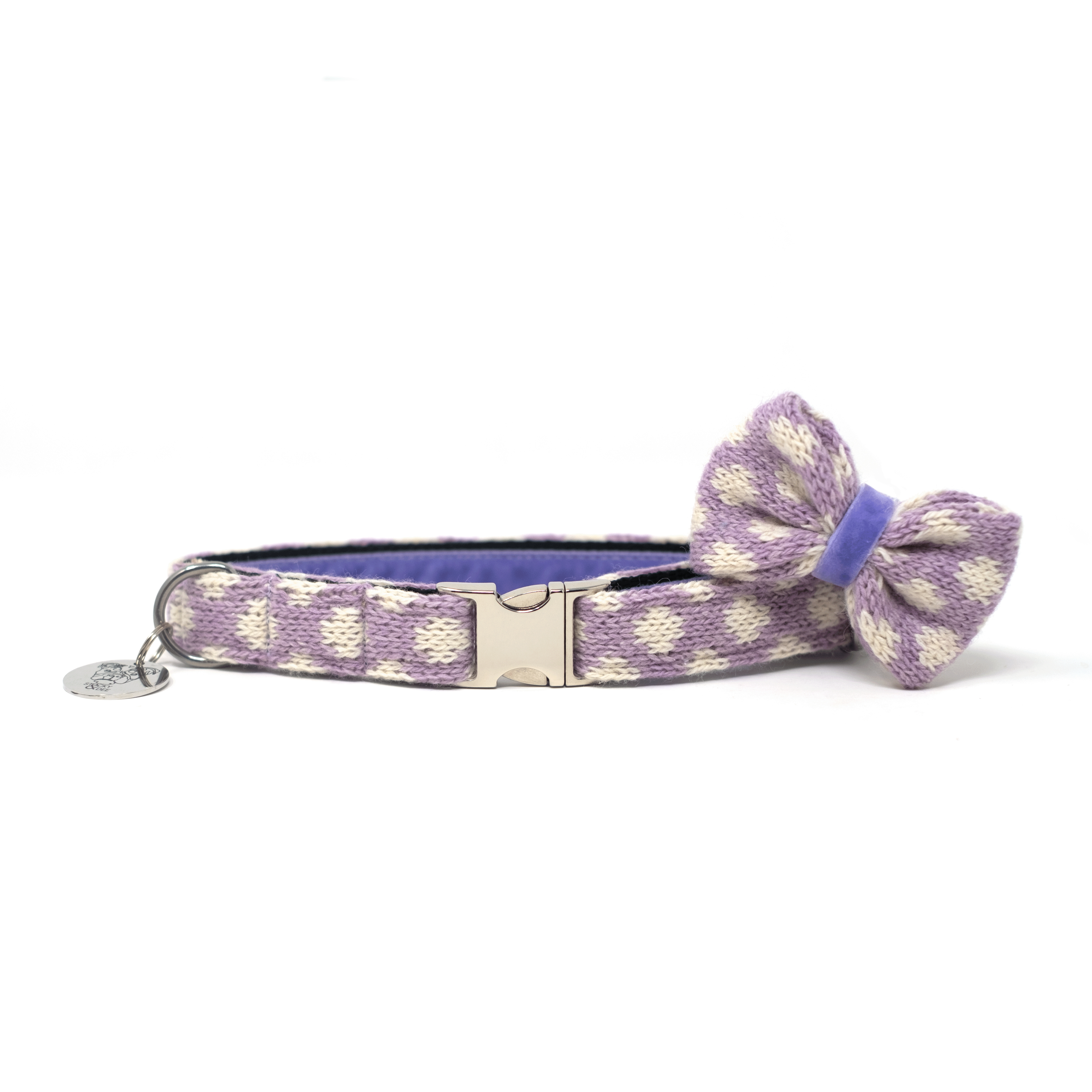 Lavender - Polkadot Collection - Luxury Dog Collar