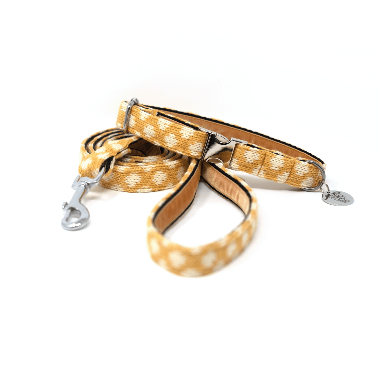 Marigold - Polkadot Collection - Luxury Dog Collar