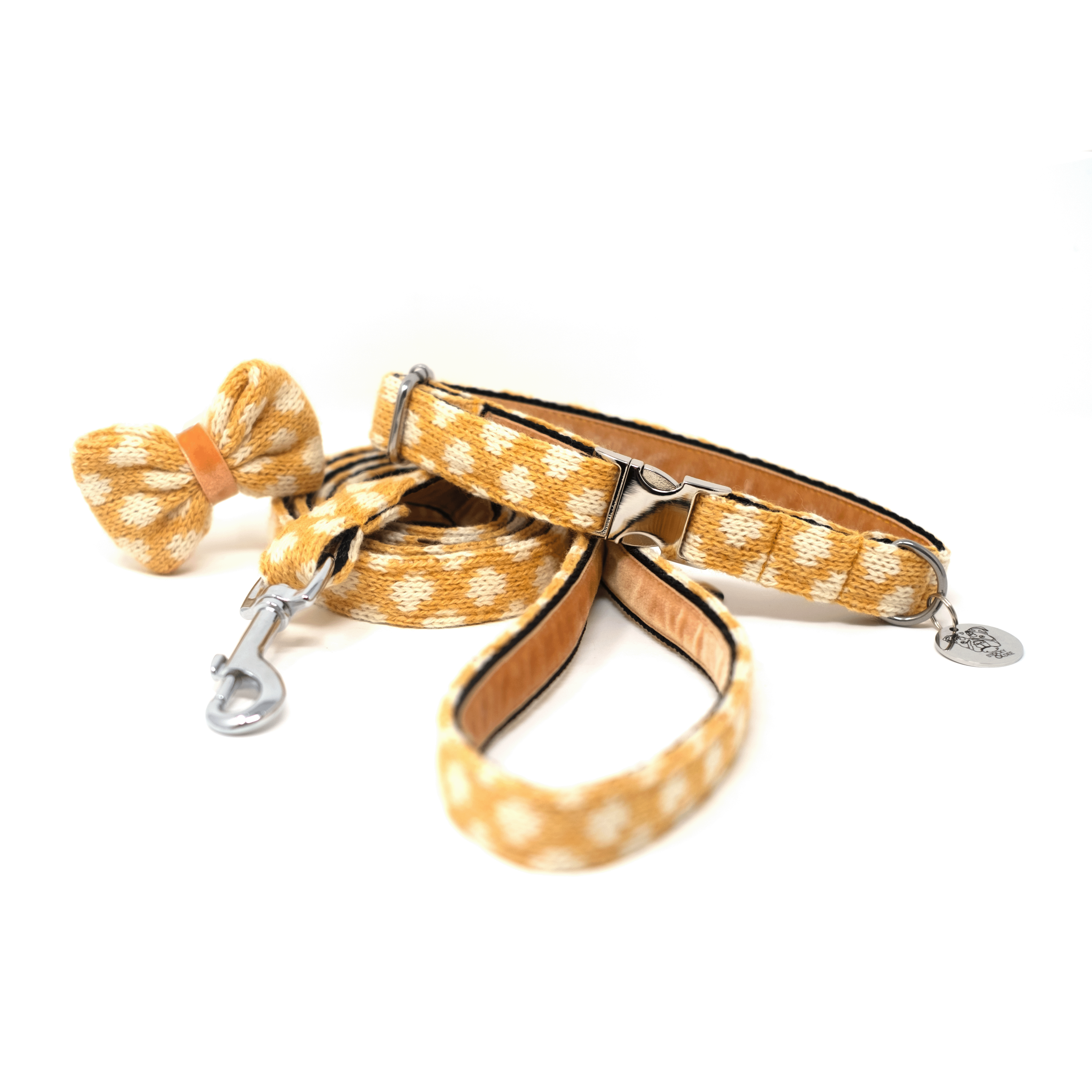 Marigold - Polkadot Collection - Luxury Dog Collar