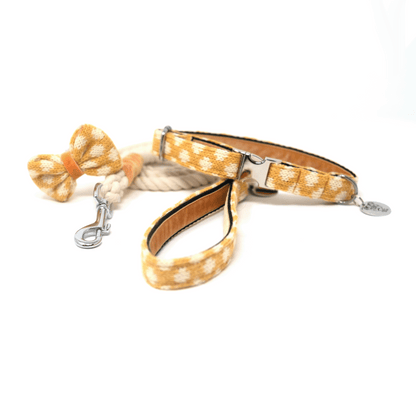 Marigold - Polkadot Collection - Luxury Dog Collar