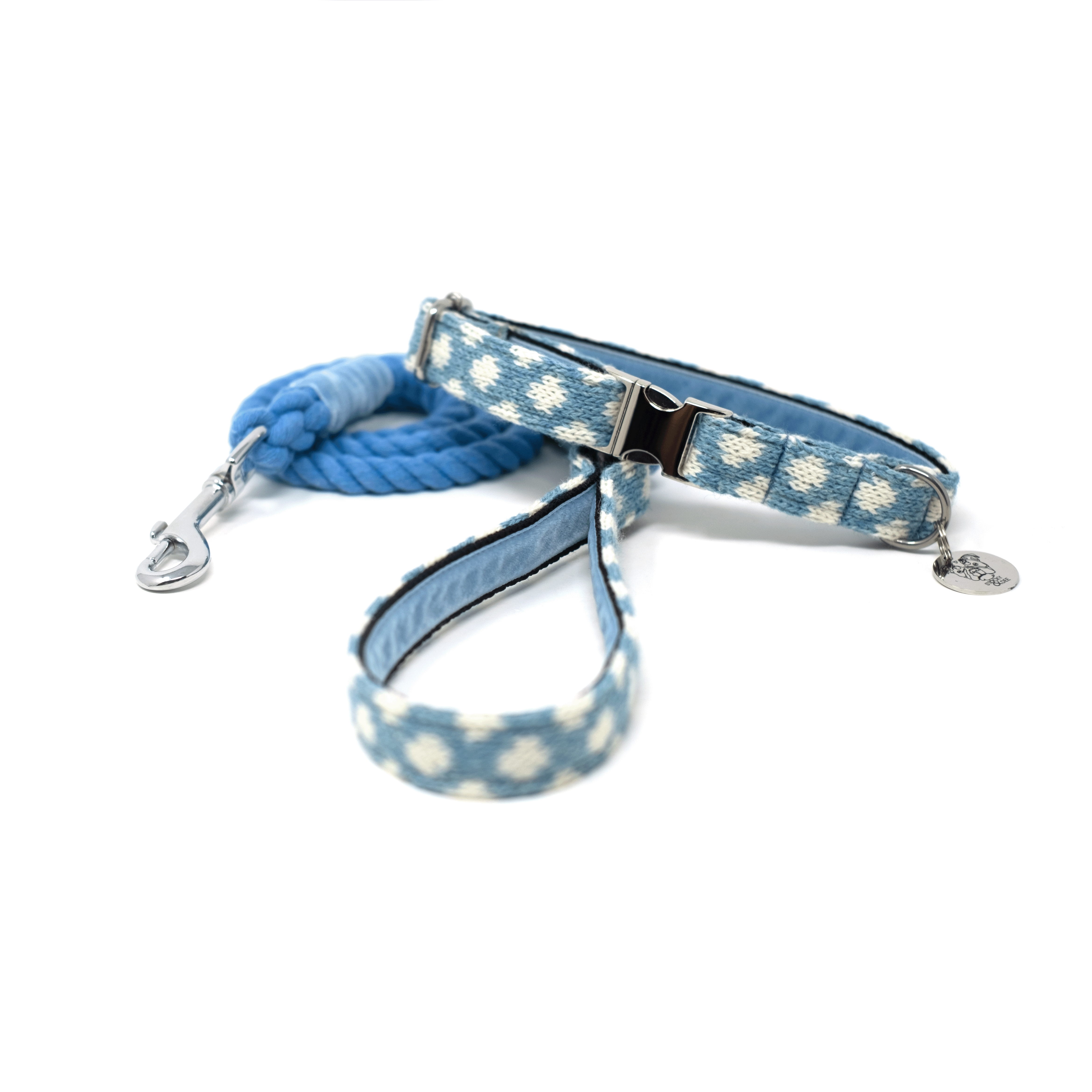 Bluebell - Polkadot Collection - Luxury Dog Collar