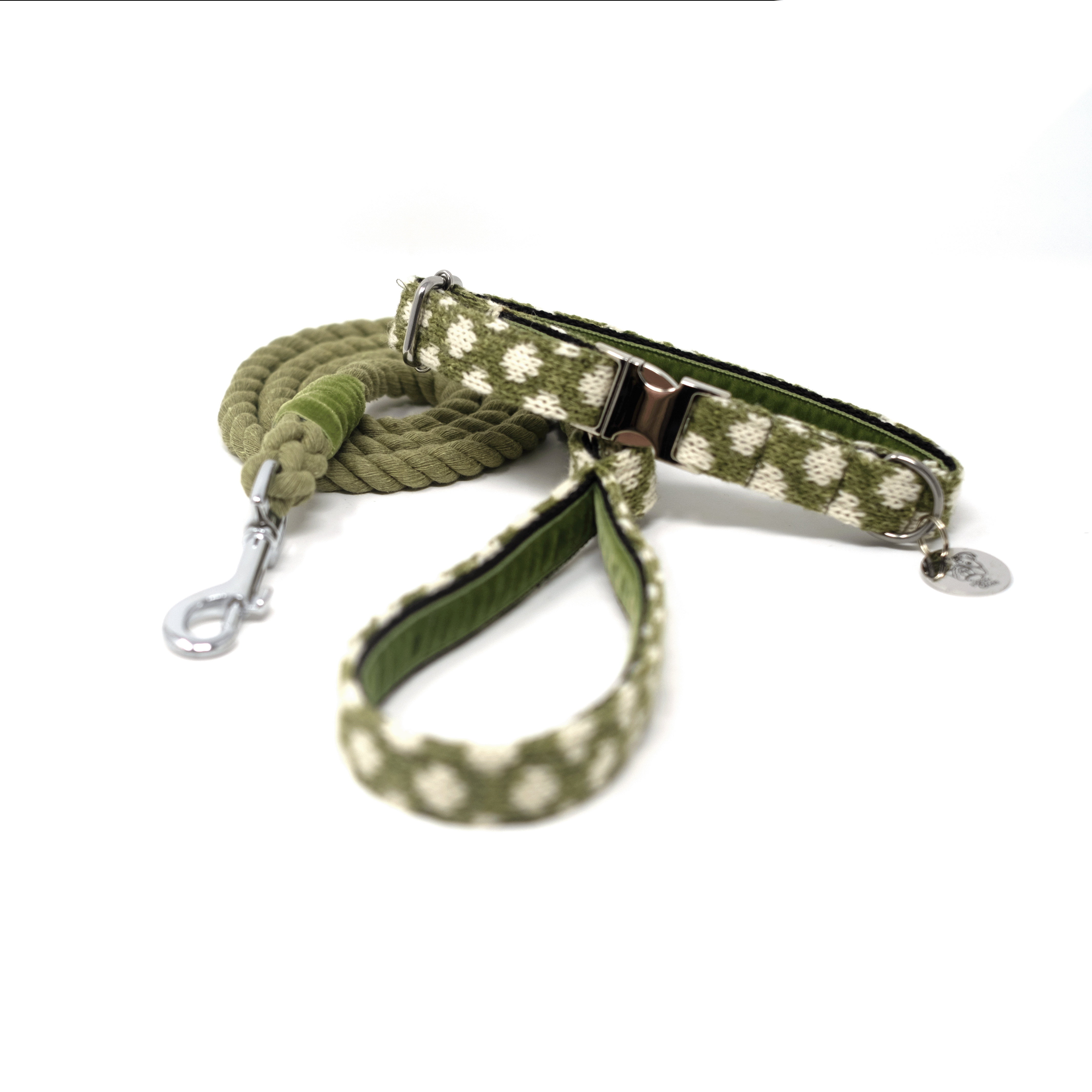 Fern - Polkadot Collection - Luxury Dog Collar