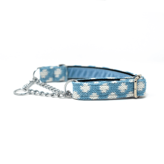 Bluebell - Polkadot Collection - Martingale Dog Collar