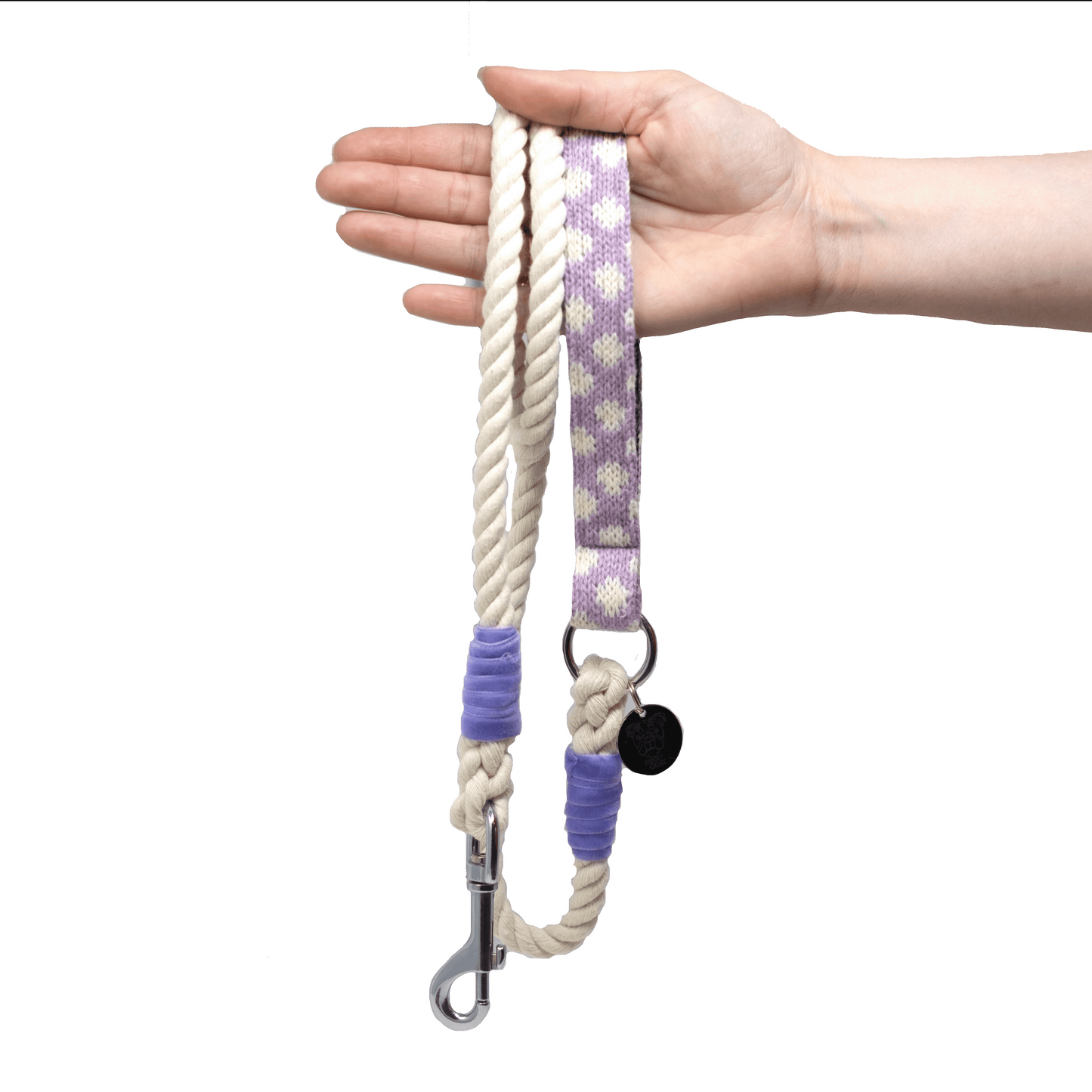 Lavender - Polkadot Collection - Luxury Dog Harness