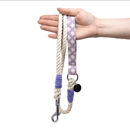 Lavender - Polkadot Collection - Luxury Dog Harness