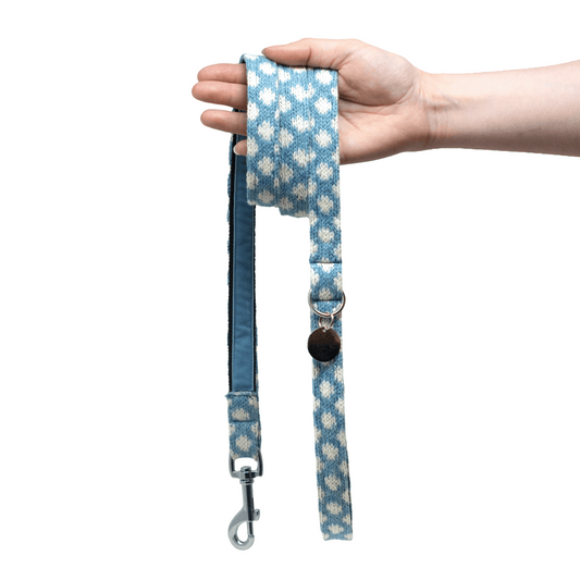 Bluebell - Polkadot Collection - Traditional Dog Lead