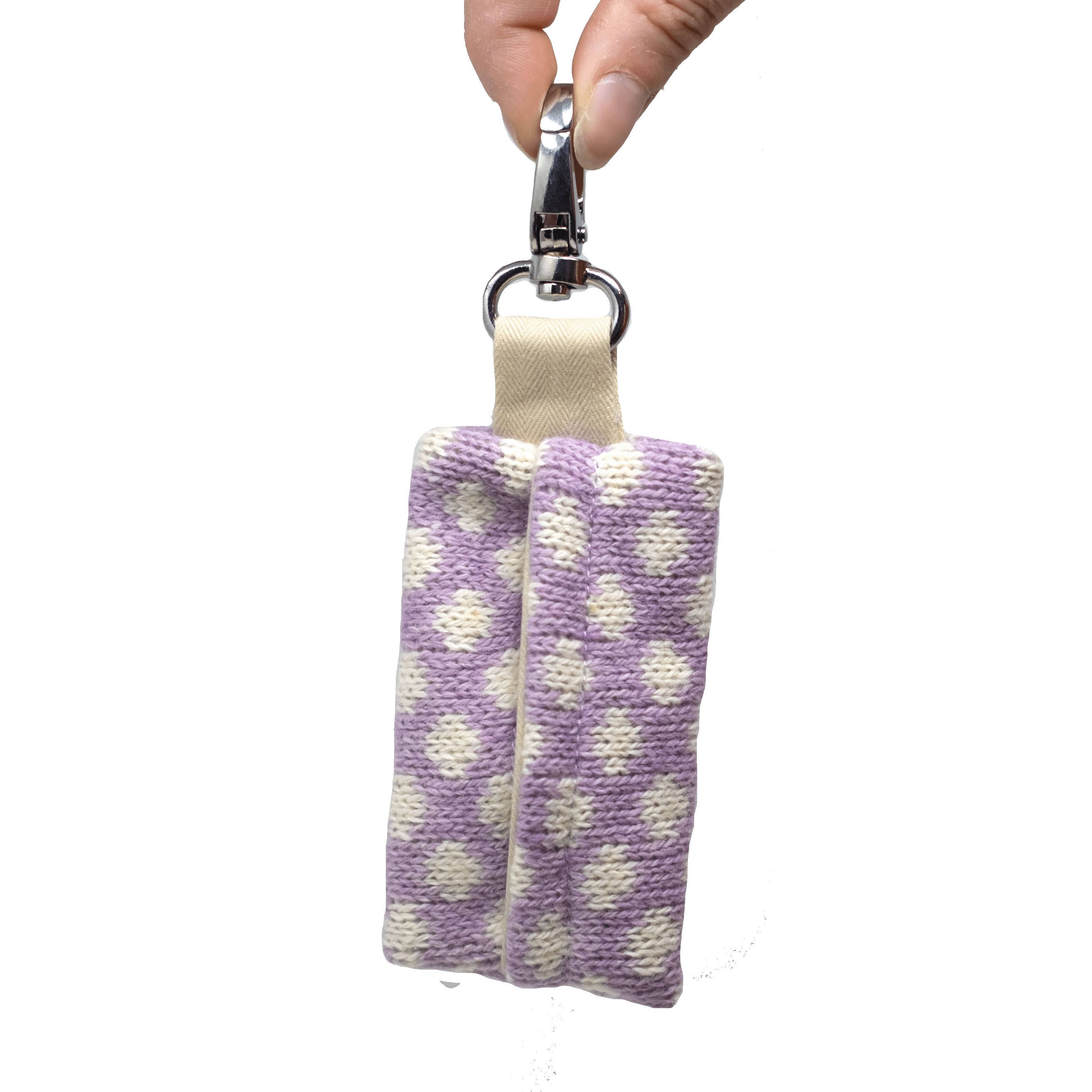 Lavender - Polkadot Collection - Poo Bag Holder