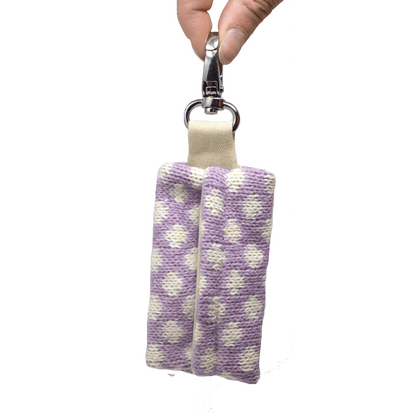 Lavender - Polkadot Collection - Poo Bag Holder