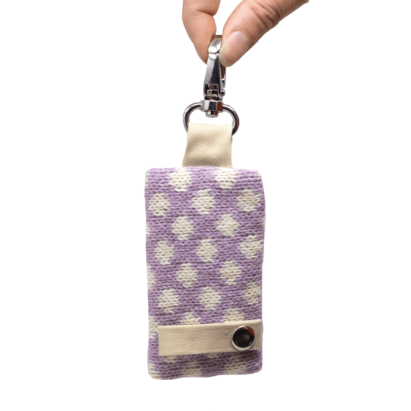 Lavender - Polkadot Collection - Poo Bag Holder