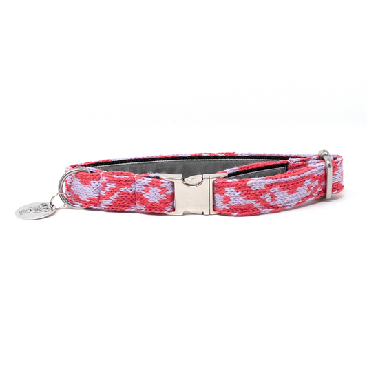 Geranium & Lilac - Kerr Design - Luxury Dog Collar