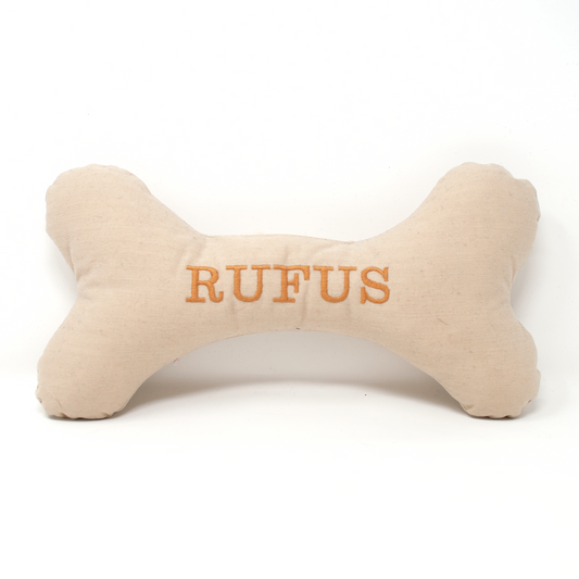RUFUS - Waxed Cotton Dog Bone Toy
