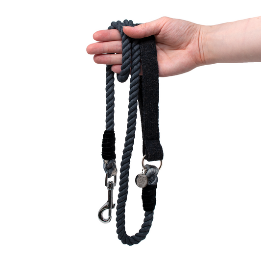 Charcoal - Autumn/Winter '23 Collection - Luxury Rope Dog Lead