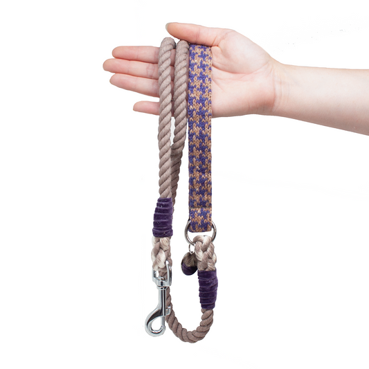 Kensington - Houndstooth '25 Collection - Rope Dog Lead