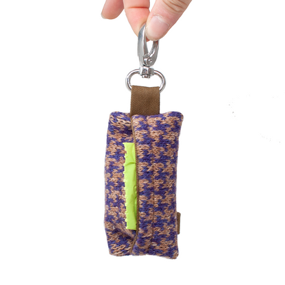 Kensington - Houndstooth Collection - Poo Bag Holder