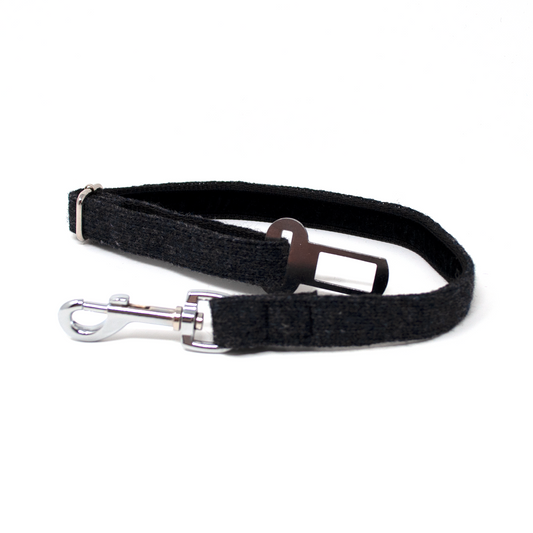 Charcoal - Autumn/Winter '23 Collection - Luxury Dog Seatbelt