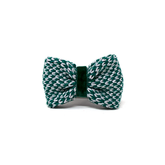 Green Sparkles - Christmas '23 Collection - Luxury Dog Bow Tie